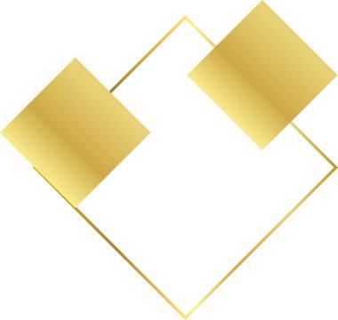 Lüks Altın Geometrik Hatlar. , Soyut Altın Çerçeve ve Desenler