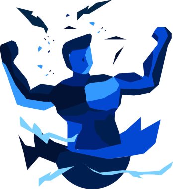 Güçlü ve yarışmaya hazır sporcu