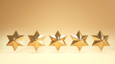 5 yıldızlı kalite sıralaması, tatmin edici iş sonuçları, performans derecelendirmesi, 3 boyutlu yorumlama