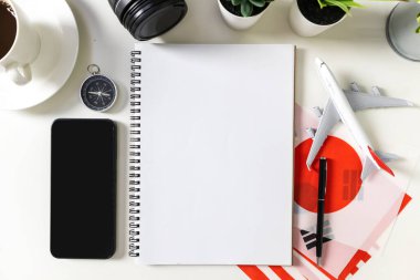 Notlar, iş ve eğlence seyahatleri, havayollarının büyümesi ve yerli ve uluslararası havacılık endüstrisi için boş seyahat günlüğü.
