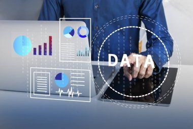 İş kavramı, işletme ve yönetimi işlemek için büyük veri kullanır.