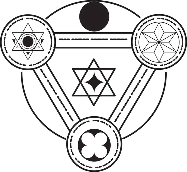 Fantezi sihirli çemberler oluşturun ve büyüler yapın, Yıldızların ve Maceraların Kaderi, cadılar, büyücüler ve sihirli krallık. Düzenlenebilir vuruş