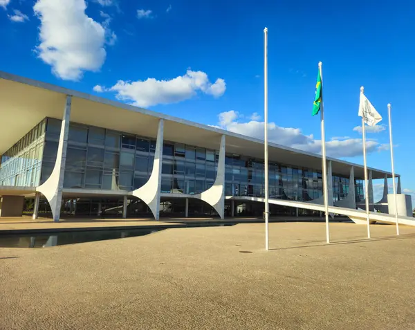 stock image Palcio do Planalto is the seat of the federal executive power of Brazil.