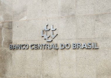 Brezilya Merkez Bankası binası veya Banco Central do Brasil, BACEN kısaltması. Brasilia 'da federal sermaye.
