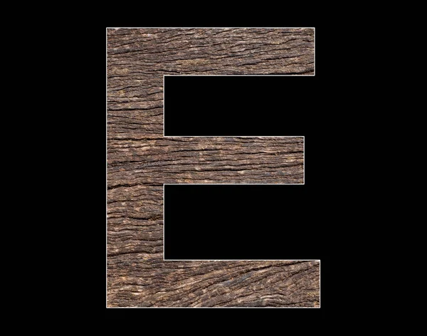 Uppräkningsbokstaven Alfabetet Rustik Trädkortextur — Stockfoto