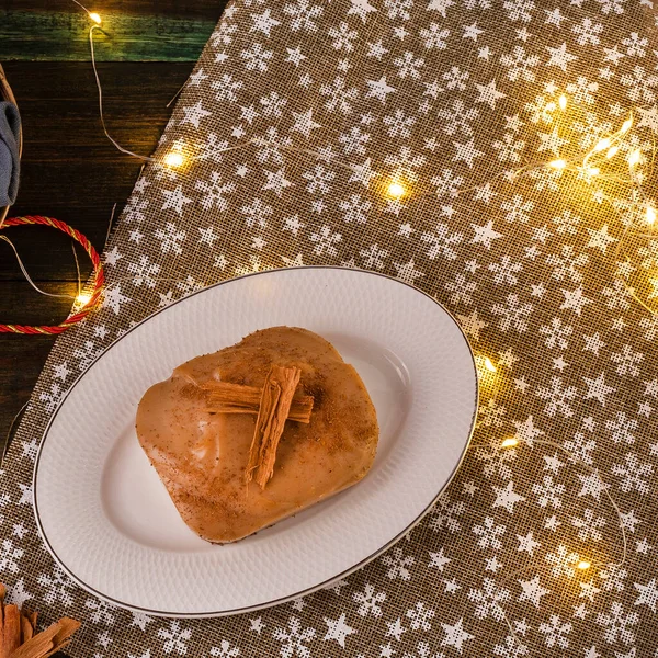 Natilla Traditionelles Kolumbianisches Dessert Zur Weihnachtszeit — Stockfoto