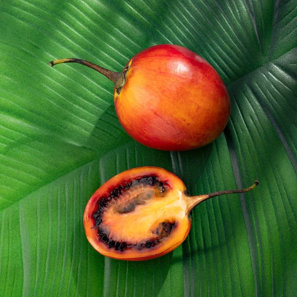 Tamarillo Ostružinovým Štěpem Kolumbijské Tropické Ovoce — Stock fotografie