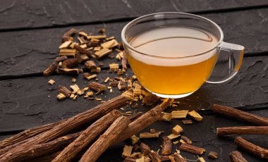 Tıbbi meyan kökü içeceği - Glycyrhiza glabra