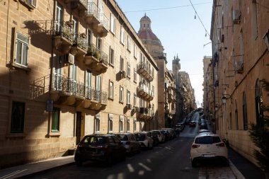 Valletta, Malta. October 7, 2022. Maltese architecture has been influenced by many Mediterranean cultures