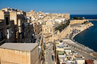 Valletta, Malta. October 7, 2022. Maltese architecture has been influenced by many Mediterranean cultures