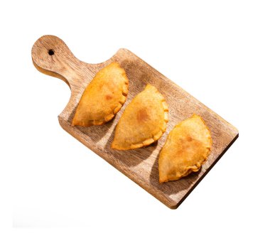 Geleneksel Arjantin tuzlu börekleri etle doldurulmuş.