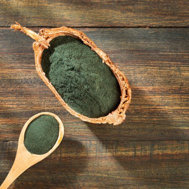 Healthy spirulina powder - Healthy seaweed (kelp)