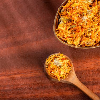 Calendula officinalis - Organic dried calendula flower and petals