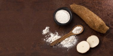 Organik cassava kökü nişastası - Manihot esculenta