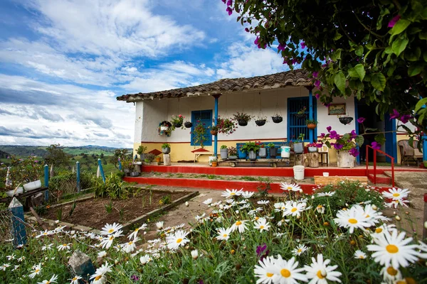 Lantbrukshus Antioquia Traditionell Arkitektur Colombia Intrerrios — Stockfoto