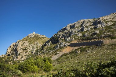 Cape Formentor, Palma de Mallorca, İspanya. 1 Ekim 2022. Pollensa bölgesinde yer alan ada üzerindeki en kuzeydeki körfez.