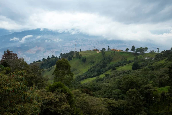 Beautiful Antioquia Landscape Green Mountains San Felix Bello Colombia — Stock Photo, Image