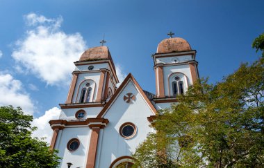 Tarso, Antioquia - Kolombiya - 5 Nisan 2023. 14 Mart 1912 'de kurulan Ereksiyon, 23 Mart 1936' da kuruldu.