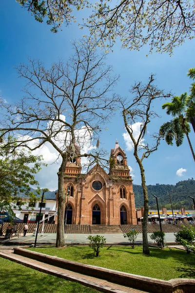 Venecia Antioquia Colombia April 2023 Sankt Josefs Kyrka Katolsk Dyrkan — Stockfoto