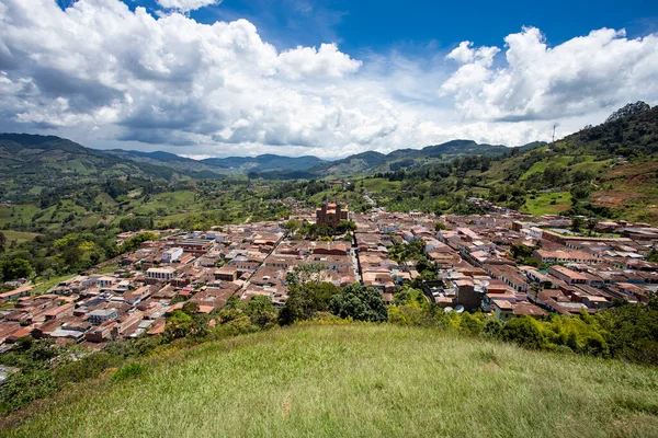 Jerico Antioquia Colombia April 2023 Its Colored Houses Its Colonial — Stock Photo, Image