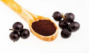 Amazon acai üzümü ve tozu - Euterpe oleracea