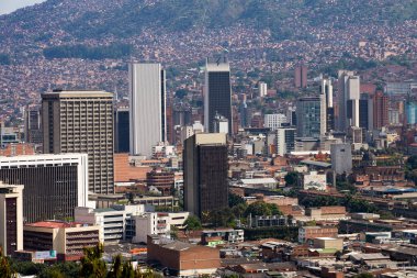 Medellin, Antioquia. Colombia - January 26, 2023. Air quality and noise have been one of the most continuous problems in the city