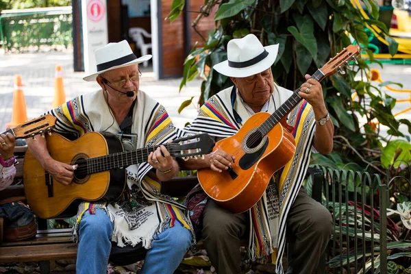 Medellin Antioquia Colombia January 2023 Antioquian Street Artists Performing Traditional — Φωτογραφία Αρχείου