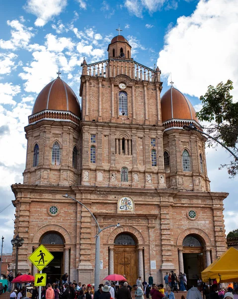 San Pedro Los Milagros Antioquia Colombia Marzo 2023 Frontis Basílica —  Fotos de Stock