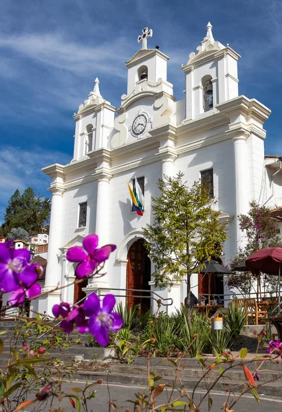 Retiro Antioquia Colombia Augusti 2023 Vår Lady Rosary Parish Byggd — Stockfoto