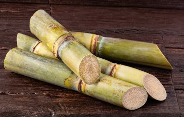 Saccharum officinarum - Organik şeker kamışı sapı