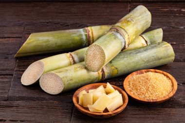 Doğal bastonlu esmer şeker - Saccharum officinarum