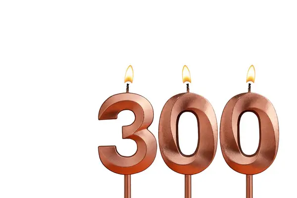 Candle number 300 - Number of followers or likes