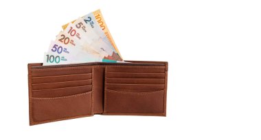 Dolaşım halindeki 7 Kolombiya banknotları - Cüzdandaki pesolar