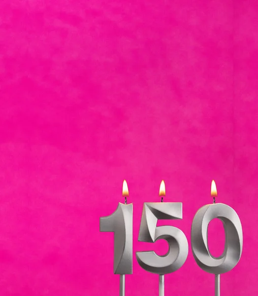 Number of followers or likes - Candle number 150