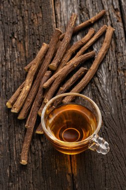 Meyan kökünden sıcak içecek - Glycyrhiza glabra