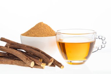 Glicyrhiza glabra - Meyan kökü tıbbi içecekle doludur