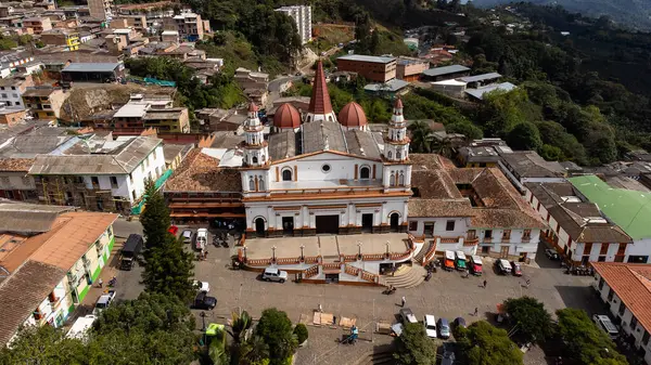 Concordia Antioquia Colombia Diciembre 2023 Panorama Aéreo Drones Del Municipio Fotos De Stock Sin Royalties Gratis