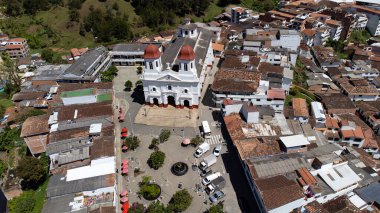 San Vicente Ferrer, Antioquia - Kolombiya. 24 Nisan 2024. Katolik ibadeti tapınağı belediyenin kentsel bölgesinde yer almaktadır..