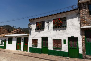 Mongui, Boyaca - Kolombiya. 12 Nisan - 2024. Belediye nüfusu yaklaşık 5000 kişidir.