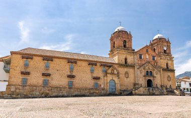 Mongui, Boyaca - Kolombiya. 12 Nisan - 2024. Kolombiya Belediyesi, Boyaca ilinin Sugamuxi ilçesine bağlı bir beldedir.