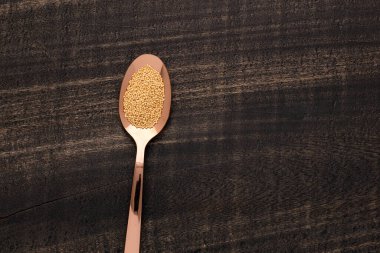 Çiğ organik amaranth tohumu - sağlıklı atadan kalma tahıl