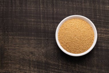 Çiğ organik amaranth tohumu - sağlıklı atadan kalma tahıl