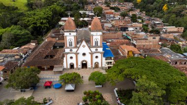 Tarso, Antioquia - Kolombiya - 21 Temmuz 2024. Kolombiya 'nın güneybatı bölgesinde bulunan bir belediyedir..