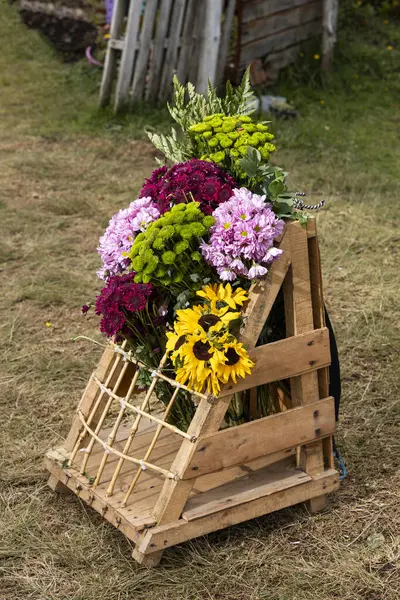 stock image Medellin is partying, the flower fair returns with the parade of silleteros