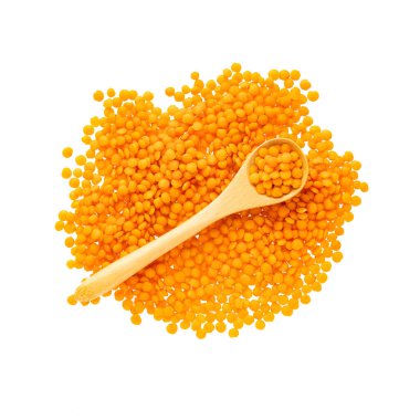 Çiğ kırmızı mercimekli kaşık..