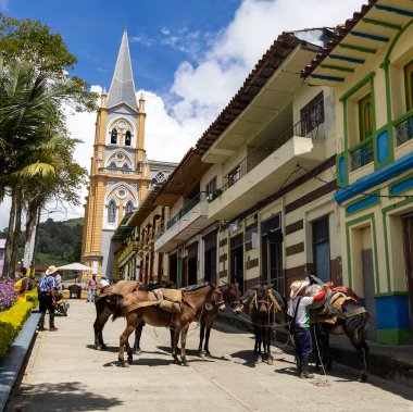 Caramanta, Antioquia, Kolombiya. 27 Ekim 2024. Nüfusu 4.793 kişidir..
