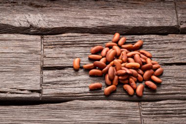 Phaseolus vulgaris - Doğal ve çiğ fasulye yığını