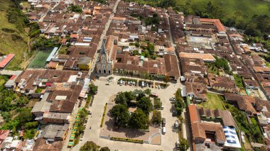 Caramanta, Antioquia, Kolombiya. 27 Ekim 2024. 86 kilometrekarelik bir alana sahip belediye..