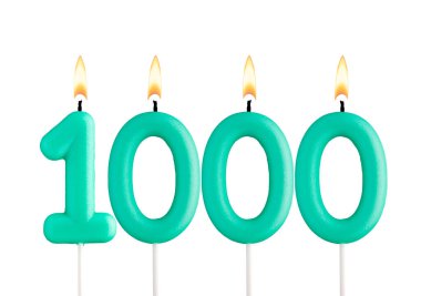 Mumlar 1000 numarayı oluşturuyor.