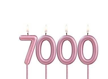 Mumlar 7000 kişiyi oluşturur - takipçi sayısı.